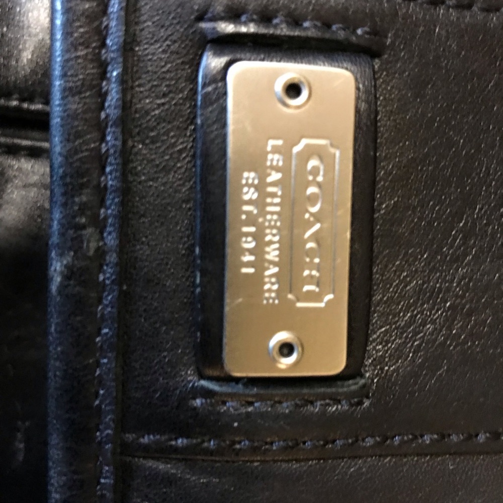 Authentic Coach Bla Leather metropolitan messenger - Picture 8 of 8